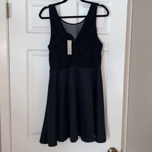 Francesca’s Lace Black Dress (NWT)